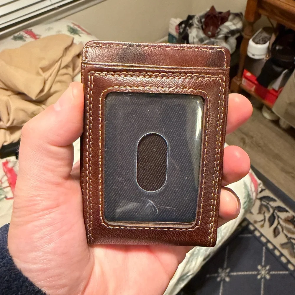 LV Checkered Wallet & Dockers Wallet Pair(Both Good Condition)